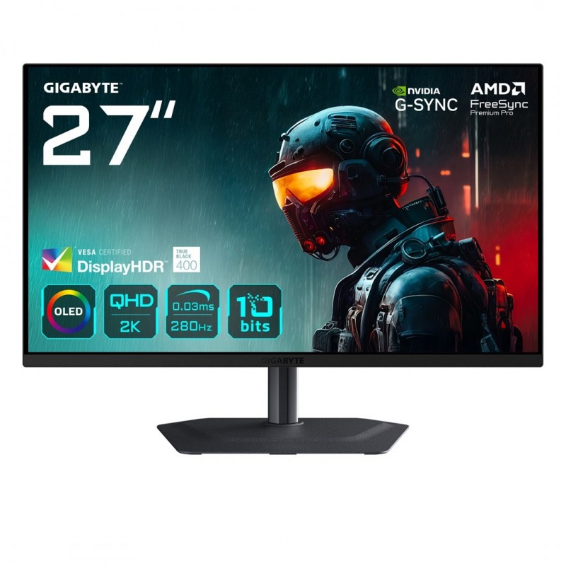 MONITOR GIGABYTE OLED 27” MO27Q2A 280Hz