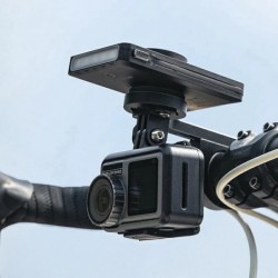 Rockbros JP008 front bike light with power bank for under the speedometer