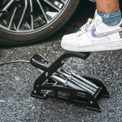 Rockbros 42430001001 black foot pump with display