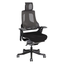 Task chair WAU black grey