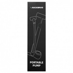 Rockbros 42310006001 Bicycle hand pump with pressure gauge Black