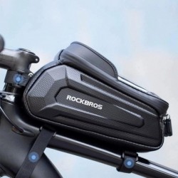 Rockbros B68-1 Bike frame bag Phone pocket 1.7l Black