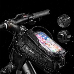 Rockbros B68-1 Bike frame bag Phone pocket 1.7l Black