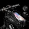 Rockbros B68-1 Bike frame bag Phone pocket 1.7l Black