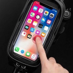 Rockbros B68-1 Bike frame bag Phone pocket 1.7l Black