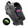Rockbros B68 Bike frame bag Phone pocket 1.7l Black