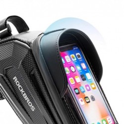 Rockbros B68 Bike frame bag Phone pocket 1.7l Black