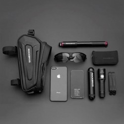 Rockbros B68 Bike frame bag Phone pocket 1.7l Black