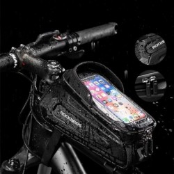 Rockbros B68 Bike frame bag Phone pocket 1.7l Black