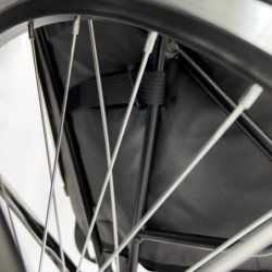 Wozinsky WBB30BK Bike bag/backpack for luggage rack 30l Black