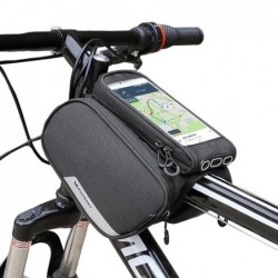 Wozinsky WBB7BK Bike bag for frame + detachable phone case Black