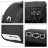 Wozinsky WBB7BK Bike bag for frame + detachable phone case Black