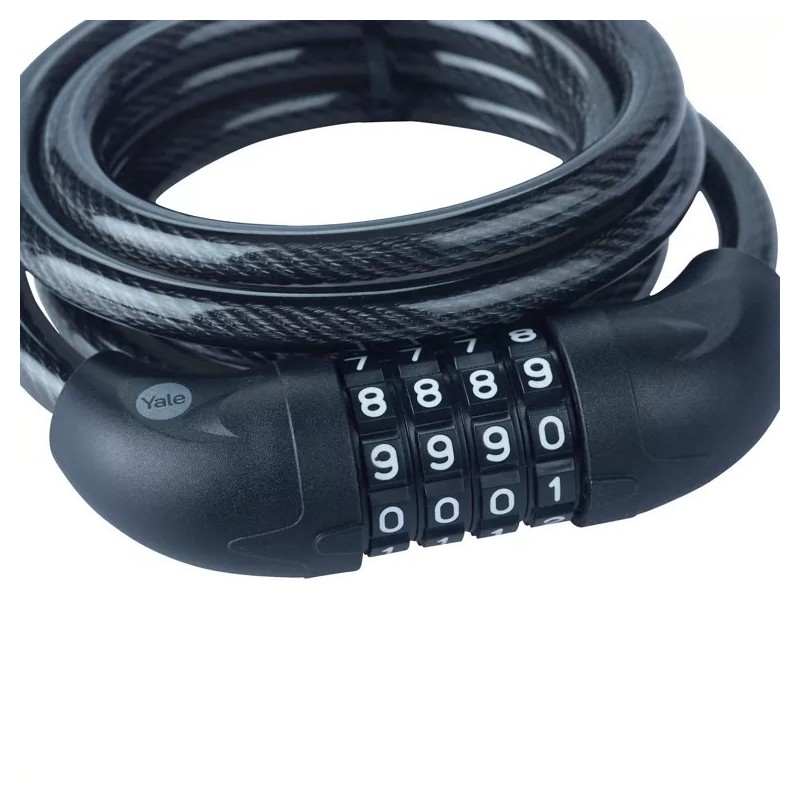 Bicycle cable with combination lock -YCC0/10/180/2 Black