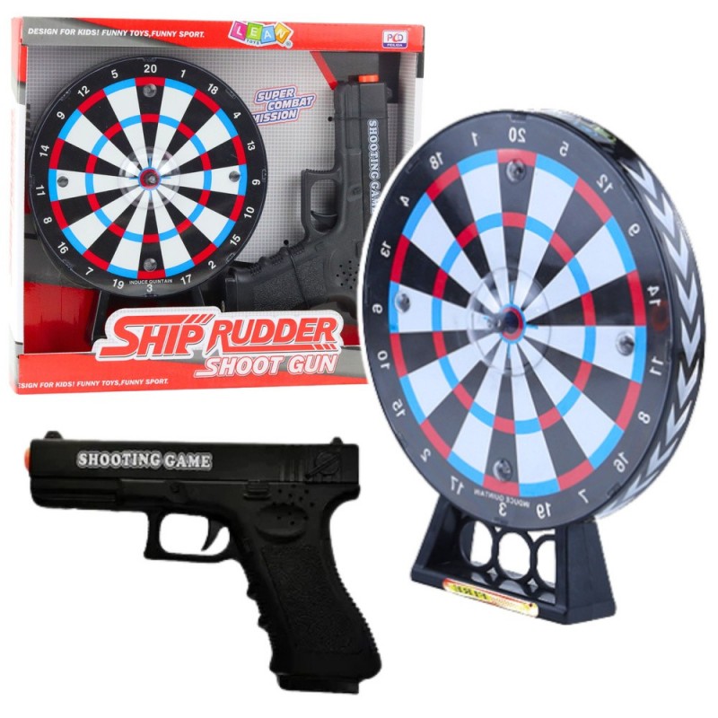 Laser Gun Set with Target Shooting Game Lights Sounds