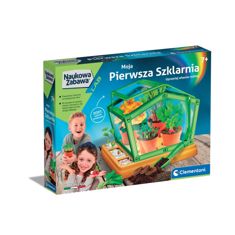 Science & Play My First Greenhouse Laboratory Botany & Plants Polish Language Clementoni 50861