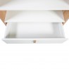 Riiul HELENA WHITE 80x40xH140cm, MDF naturaalne valge