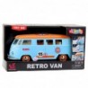 Retro Car Van Bus Lights Sounds Opening Doors Blue