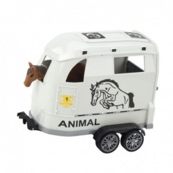 Off-road Vehicle with Horse Trailer, Figure, Lights, Sounds
