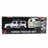 Off-road Vehicle with Horse Trailer, Figure, Lights, Sounds