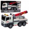 Construction Truck with Adjustable Crane Lights and Sounds White