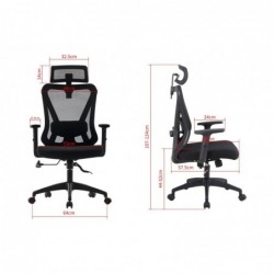 Activejet Office chair ergonomic T5 black