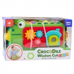 Educational Sensory Cube Cymbals Maze Crocodile