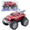 Rear-wheel drive off-road rescue vehicle with towbar, red 27cm