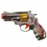Toy Gun Revolver Rotary Magazine Lights Sounds