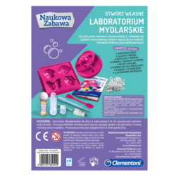 Science & Play Soap Laboratory Set Polish Language Clementoni 60949