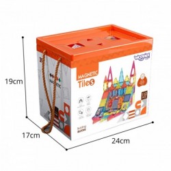 WOOPIE Magnetyczne Klocki Konstrukcyjne 7,5 cm Parking 112 el