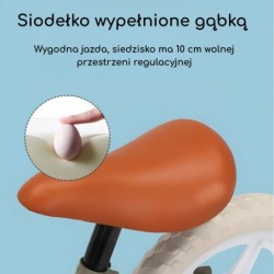 WOOPIE Rowerek Biegowych Dziecięcy Pomarańczowy – Lekki, Bezpieczny, Wytrzymały