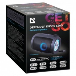 BLUETOOTH SPEAKER DEFENDER S200 5W BLACK
