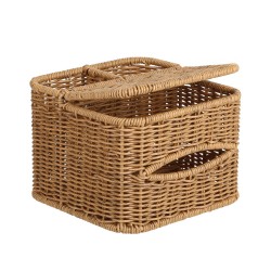 Basket BASILE 18x18xH13,5cm, natural