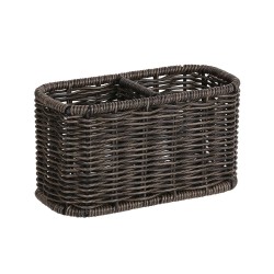 Basket BASILE 18x9xH10cm, dark