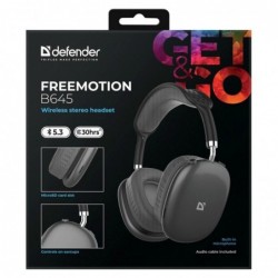 HEADPHONES DEFENDER BLUETOOTH FREEMOTION B645 BLACK