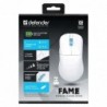 WIRELESS MOUSE DEFENDER FAME GM-516 RF+BT 10000DPI 6P WHITE
