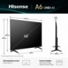 Hisense 65A6Q TV 165.1 cm (65") 4K Ultra HD Smart TV Wi-Fi Black 330 cd/m²