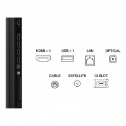 TCL 55C7K TV 139.7 cm (55") 4K Ultra HD Smart TV Wi-Fi Metallic 2600 cd/m²
