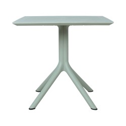 Laud MANGO 80x80xH75cm, rohekashall plastik