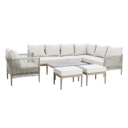 Garden furniture set MEDINA 5-parts, beige