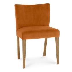 Chair TURIN orange velvet