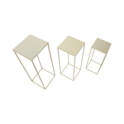 Lillepostament DEIA CHE L 25x25xH70cm, kuldne