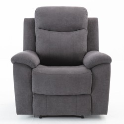 Recliner armchair MILO, grey