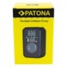 PATONA Electric tire inflator 10.3 bar / 150 PSI Powerbank and LED light Black