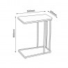 Abilaud HEDVIG 50x32xH60cm, saar must