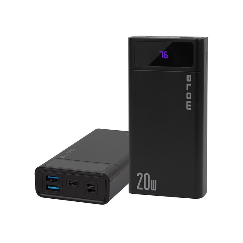 BLOW POWER BANK 20000MAH QC+PD 20W+LIGHTNING PB20E