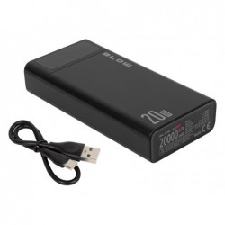 BLOW POWER BANK 20000MAH QC+PD 20W+LIGHTNING PB20E
