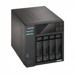 Asustor LOCKERSTOR 4 Gen2 (AS6704T) NAS Desktop Intel® Celeron® N N5105 4 GB DDR4 0 TB ADM Black