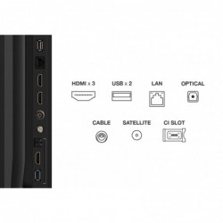 TCL V6C 75V6C TV 190.5 cm (75") 4K Ultra HD Smart TV Wi-Fi Metallic 330 cd/m²