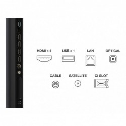 TCL Q6C 85Q6C TV 2.16 m (85") 4K Ultra HD Smart TV Wi-Fi Metallic
